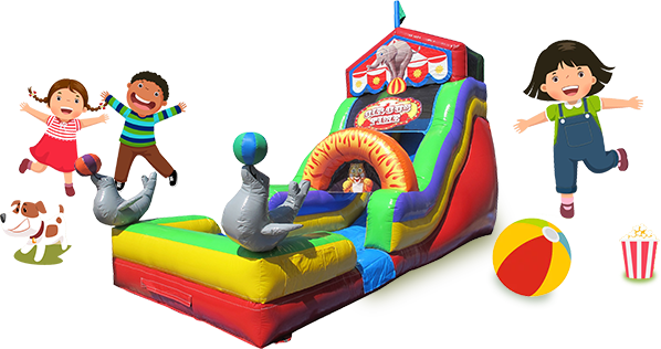 inflatable water slide