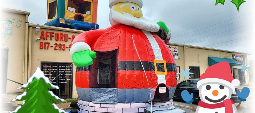 Christmas bounce house