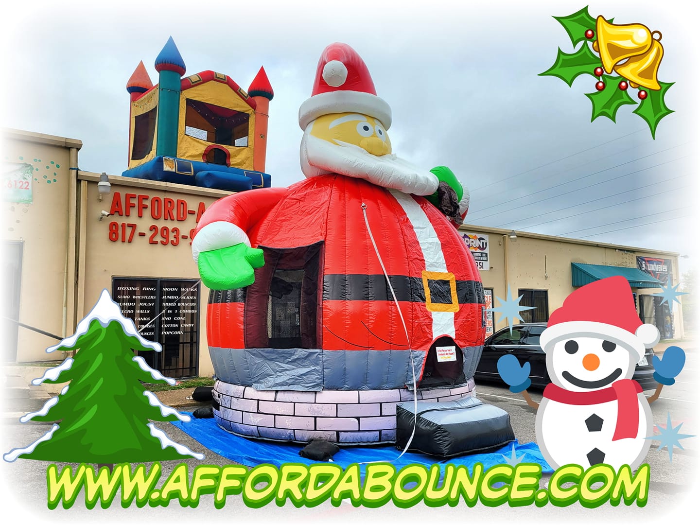 Christmas bounce house